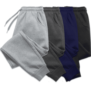 custom logo cotton polyester blend french terry /brushed fleece sweatpants