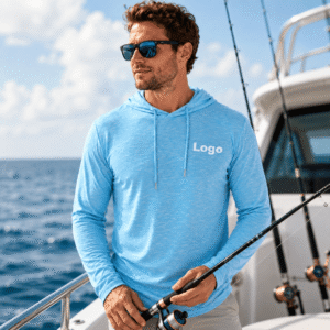 Custom Lightweight Anti-UV Fishing Shirts for Outdoor Sun Protection