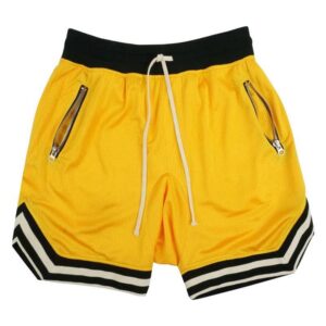 100% Polyester Mesh Quick-dry Moisture Wicking Basketball Shorts