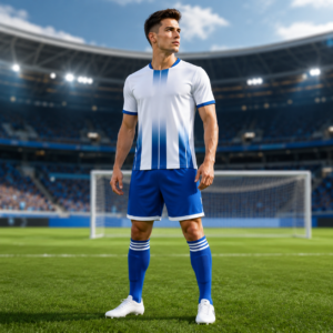 Custom 100% polyester dry fit Moisture Wicking Soccer Jersey
