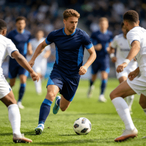 100% Polyester Mesh Interlock Quick-dry Moisture Wicking Soccer Jersey
