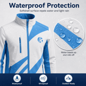 Custom logo windproof waterproof softshell Jacket