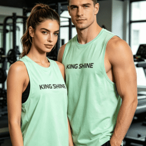 custom logo vest blank solid color singlet interlock mesh dry fit moisture wicking gym tank top
