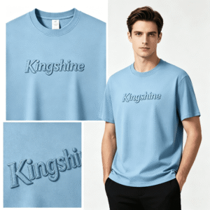 Custom brand Cotton Jersey Short Sleeve Crew Neck Solid Color Tee