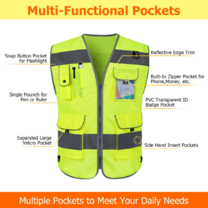 100% polyester mesh work construction breathable shirts bright hi vis work safety reflective vest