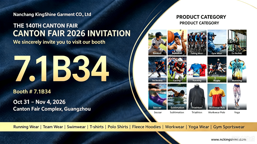 Meet Us at The 140th Canton Fair 2026 | Nanchang KingShine Garment canton fair